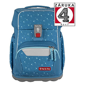 Školní batoh pro prvňáčky – 4 dílný set, Step by Step BASIS Blue Hearts, AGR