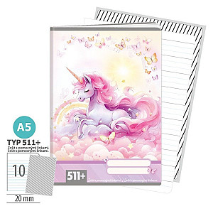 Školní sešit A5, 10 listů, typ 511+ Sweet Dreams