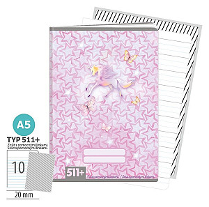 Školní sešit A5, 10 listů, typ 511+ Sweet Dreams