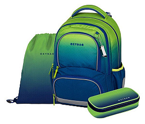 Školní set 3ks OXY NEXT Ombre Green