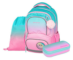 Školní set 3ks OXY NEXT Ombre Pink