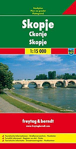 Skopje 1:15T/plán města