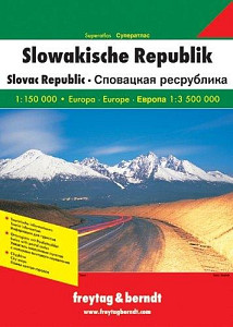 SKSS SP Slovensko - silnice a města 1:150 000
