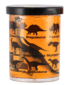 Sliz - hmota 80g Dinosaurus 6cm mix druhů 24 ks v boxu