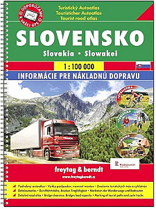 Slovensko autoatlas 1:100 000 (A4, spirála)