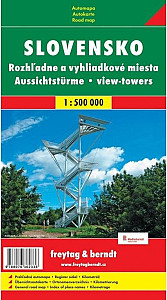 Slovensko rozhledny automapa 1:500 000