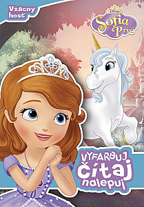 Sofia prvá - Vyfarbuj, čítaj, nalepuj