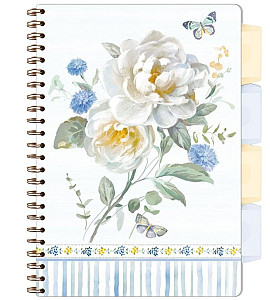 Spirálový sešit A5 s pořadačem Spring Blooms