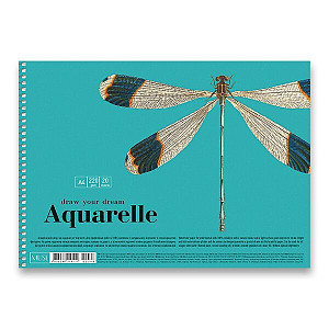 Spirálový skicák Shkolyaryk A4 - Aquarelle  220 g