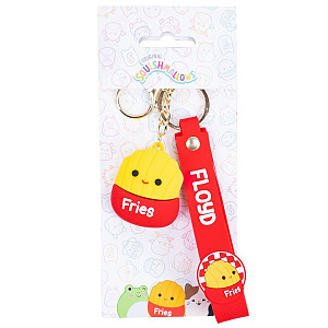 Squishmallows FIZZ Přívěsek na klíče - Hranolky Floyd