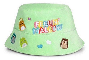 Squishmallows Klobouk - mix zelený