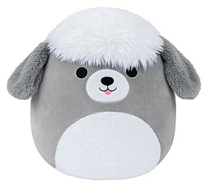 Squishmallows Šedobílý ovčácký pes - Arnold 13cm
