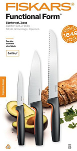 Startovací sada 3 nožů Fiskars Functional Form