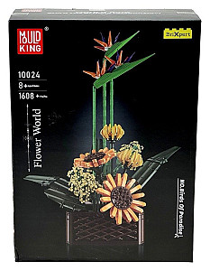 Stavebnice Květiny v květináči 1608 dílků