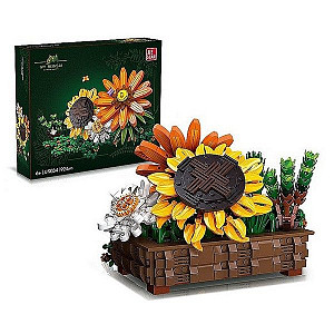 Stavebnice Květiny v květináči 924 dílků