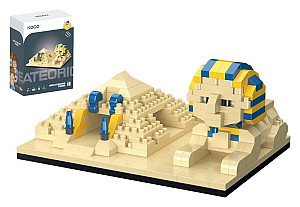 Stavebnice mini Pyramida a sfinga 410 ks