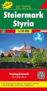 Steiermark, Styria/Štýrsko 1:150T/automapa