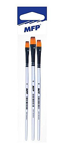 Štětec synthetic plochý - set 3 ks (8, 10, 12)