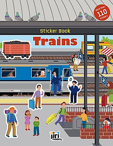 Sticker book Trains