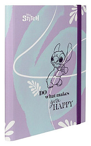 STITCH desky na sešity A4 vzor 3 pastel