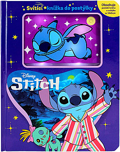 Stitch - Svítící knížka do postýlky