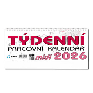 Stolní kalendář 2026 pracovní MIDI