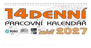 Stolní pracovní kalendář 2027 MIDI 14denní