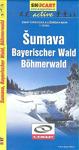 Šumava Bayerischger Wald Böhmerwald 1:75T / Zimní turistická a lyžařská mapa