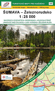 Šumava - Železnorudsko 1:25 000 / 117 Turistické mapy pro každého