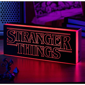 Světlo Stranger Things logo
