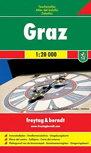 TA 018 Graz kapesní atlas 1:20 000