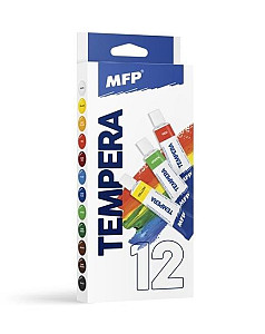 Temperové barvy - sada 12 ks