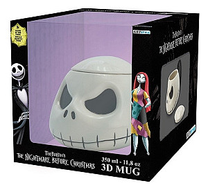 The Nightmare Before Christmas 3D Hrnek Jack 300 ml (svítí ve tmě)