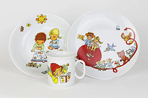 Thun Dětská porcelánová souprava Helena Zmatlíková - Martínkova čítanka