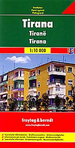 Tirana 1:10T/plán města