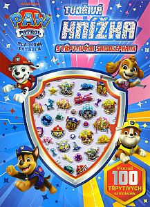 Tlapková patrola  - Tvořivá knížka s třpytivými samolepkami