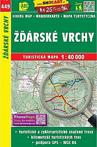 SC 449 Žďárské vrchy 1:40 000