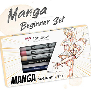 Tombow Manga Beginner Set / Manga kreativní sada pro začátečníky