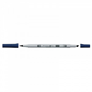 Tombow Oboustranný štětcový lihový fix ABT PRO - cyan