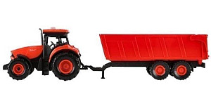 Traktor Zetor s valníkem na setrvačník