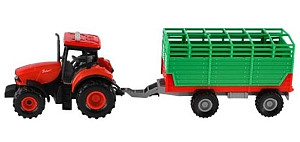 Traktor Zetor s vlekem na setrvačník