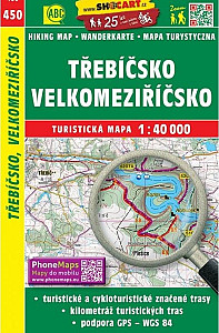 SC 450 Třebíčsko, Velkomeziříčsko 1:40 000