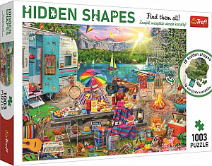 Trefl Puzzle Hidden Shapes - Výlet obytným autem 1003 dílků