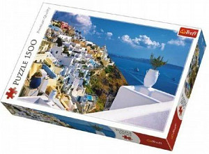 Trefl Puzzle Řecko Santorini 1500 dílků