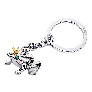 Troika klíčenka - žabka s korunkou 