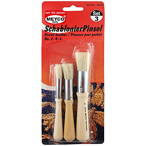 Tupovací štětce sada 3 ks