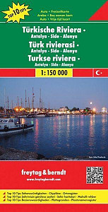 AK 6002 Turecká riviéra - Antalya, Side 1:150 000