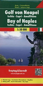 AK 0606 Neapolský záliv - Ischie Capri, Amalfitana 1:50 000