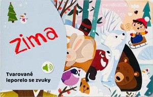 Tvarované leporelo se zvuky - Zima