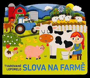 Tvarované leporelo Slova na farmě